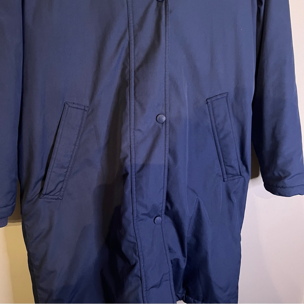 Cabela's Navy Blue Hooded Parka - Picture 6 of 8
